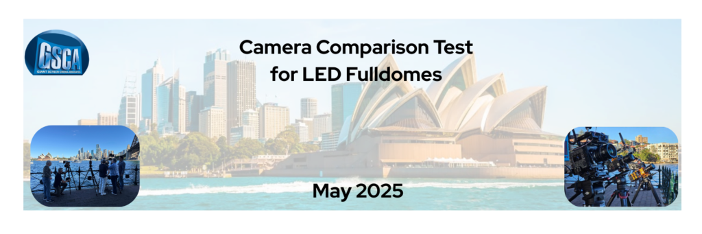 Camera Comparison Test for LED Fulldomes